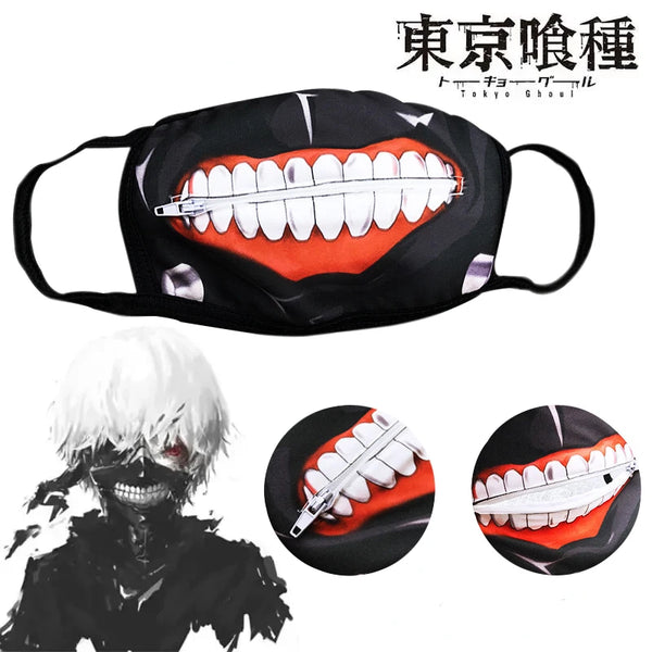 Máscara Anime Tokyo Ghoul Kaneki Ken Cosplay