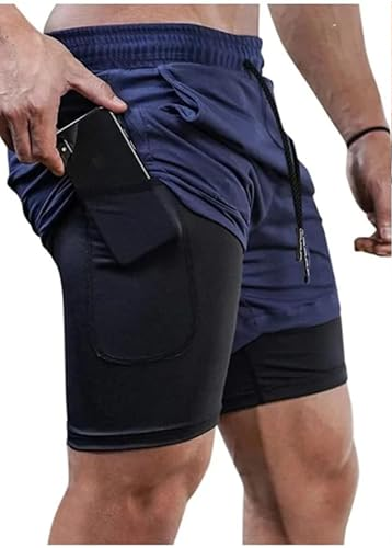 Shorts Masculinos de Academia Comfort-Fit (COMPRE 1 LEVE 2)